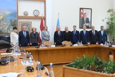 Konstitusiya Məhkəməsində Latviya Konstitusiya Məhkəməsinin sədri ilə görüş olub (FOTO)