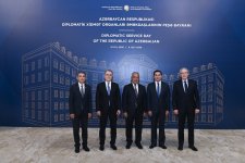 Diplomatik xidmət orqanları əməkdaşlarının peşə bayramı münasibətilə rəsmi qəbul təşkil edilib (FOTO)