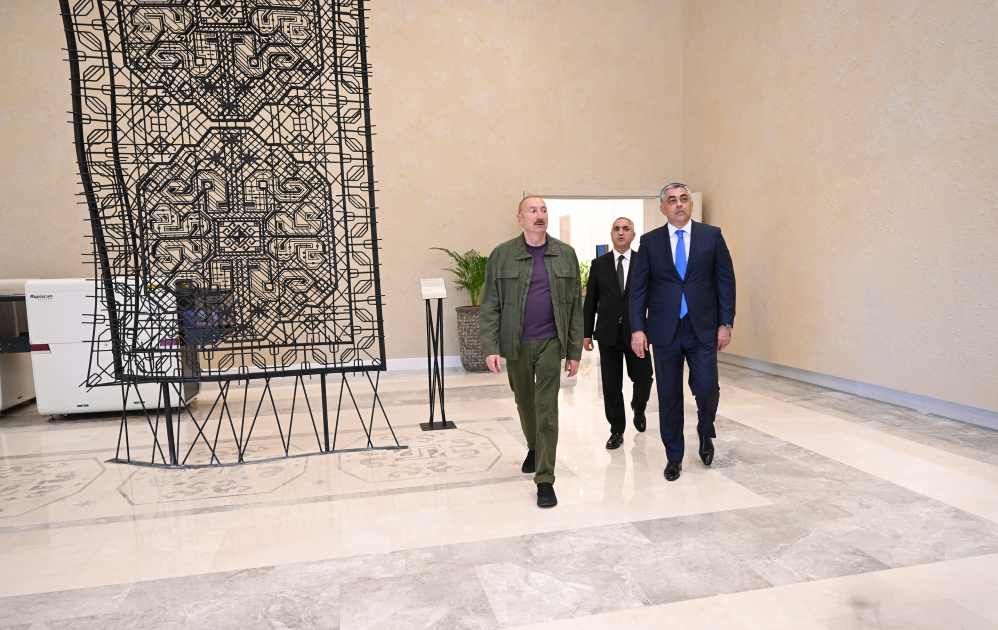 Prezident İlham Əliyev “Xankəndi” hotelinin açılışında iştirak edib (FOTO)