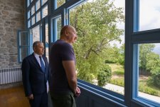 Prezident İlham Əliyev Şuşada “Sadıqcanın evi”nin bərpadan sonra açılışında iştirak edib (FOTO)