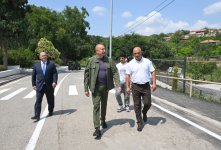 Prezident İlham Əliyev Xocavənd rayonunun Quzeyxırman kəndində olub (FOTO) (YENİLƏNİB)