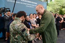 Prezident İlham Əliyev Xocavənd rayonunun Quzeyxırman kəndində olub (FOTO) (YENİLƏNİB)
