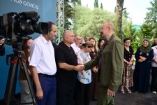 Prezident İlham Əliyev Xocavənd rayonunun Quzeyxırman kəndində olub (FOTO) (YENİLƏNİB)