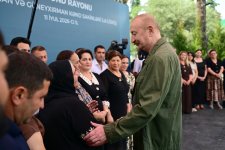 Prezident İlham Əliyev Xocavənd rayonunun Quzeyxırman kəndində olub (FOTO) (YENİLƏNİB)