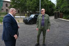 Prezident İlham Əliyev Xocavənd rayonunun Quzeyxırman kəndində olub (FOTO) (YENİLƏNİB)