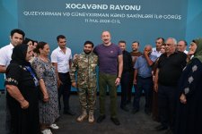 Prezident İlham Əliyev Xocavənd rayonunun Quzeyxırman kəndində olub (FOTO) (YENİLƏNİB)