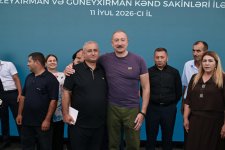 Prezident İlham Əliyev Xocavənd rayonunun Quzeyxırman kəndində olub (FOTO) (YENİLƏNİB)