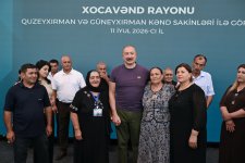 Prezident İlham Əliyev Xocavənd rayonunun Quzeyxırman kəndində olub (FOTO) (YENİLƏNİB)