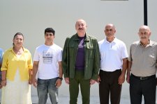 Prezident İlham Əliyev Xocavənd rayonunun Quzeyxırman kəndində olub (FOTO) (YENİLƏNİB)