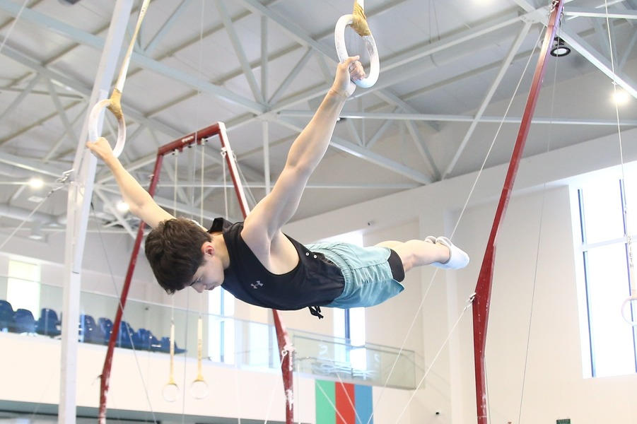 Milli Gimnastika Arenasında Matteo Morandi tərəfindən ustad dərsi keçirilib (FOTO)