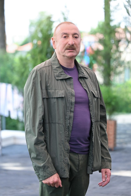 Prezident İlham Əliyev Xocavənd rayonunun Quzeyxırman kəndində olub (FOTO)