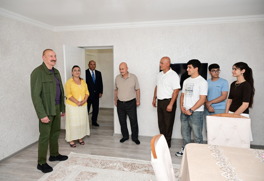 Prezident İlham Əliyev Xocavənd rayonunun Quzeyxırman kəndində olub (FOTO)