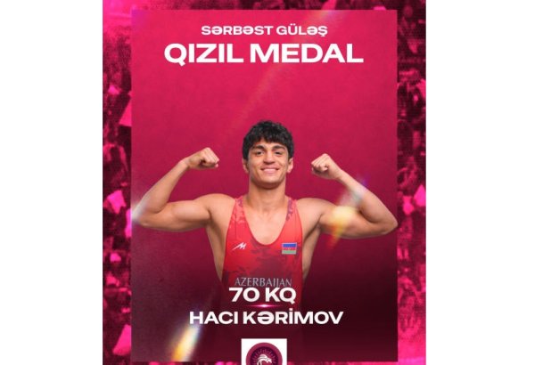 Azərbaycanın bir güləşçisi Avropa çempionu olub, üçü bürünc medal qazanıb (FOTO)