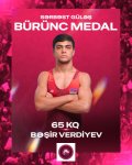 Azərbaycanın bir güləşçisi Avropa çempionu olub, üçü bürünc medal qazanıb (FOTO)