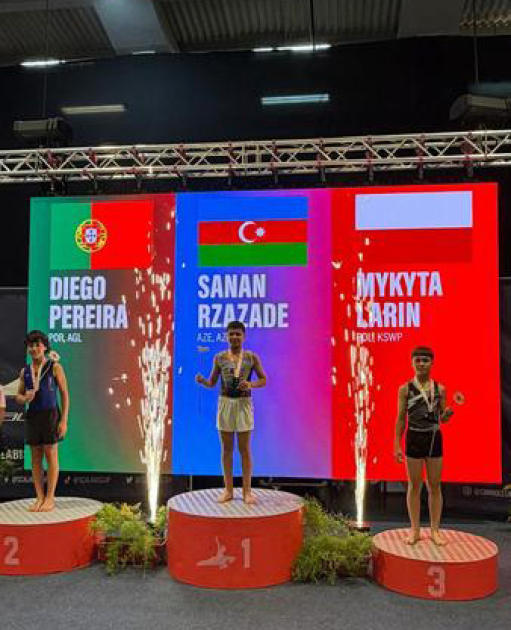 Azərbaycan gimnastları beynəlxalq turniri 12 medalla başa vurublar (FOTO)