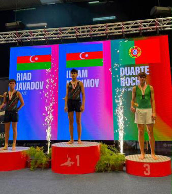 Azərbaycan gimnastları beynəlxalq turniri 12 medalla başa vurublar (FOTO)