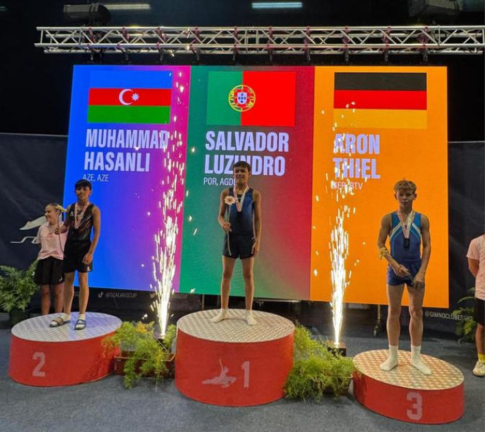 Azərbaycan gimnastları beynəlxalq turniri 12 medalla başa vurublar (FOTO)