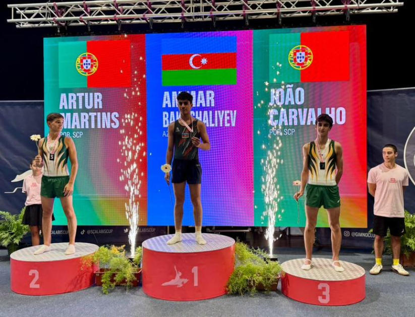 Azərbaycan gimnastları beynəlxalq turniri 12 medalla başa vurublar (FOTO)