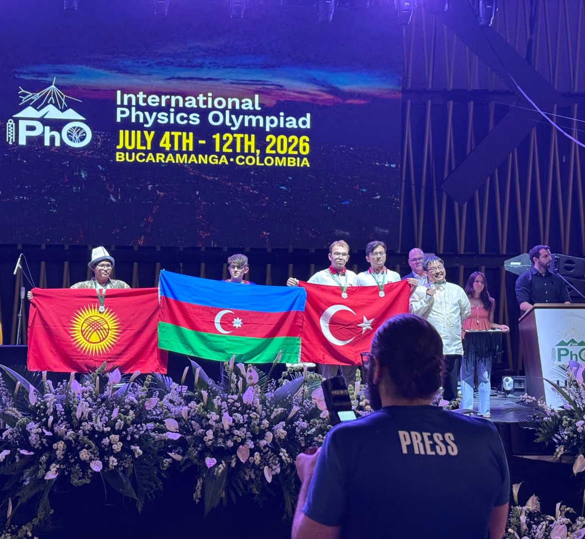 Azərbaycan Beynəlxalq Fizika Olimpiadasında 5 medal qazanıb (FOTO)
