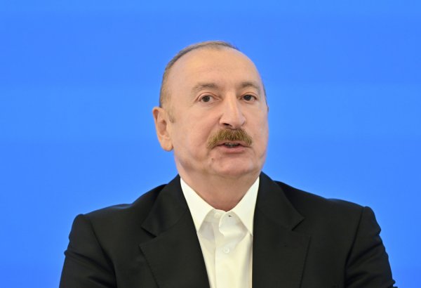 Prezident İlham Əliyev Şuşa Forumunda 907-ci düzəlişin tam ləğvi məsələsinə toxunub (VİDEO)