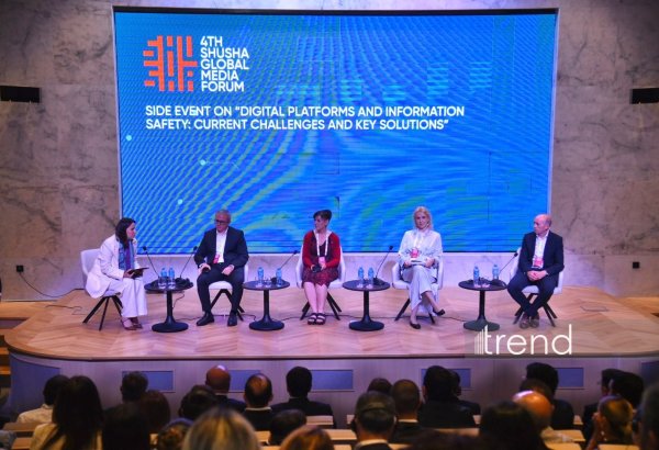 Şuşa Qlobal Media Forumu çərçivəsində rəqəmsal təhlükəsizlik məsələlərinə həsr olunmuş panel müzakirəsi keçirilib (FOTO)