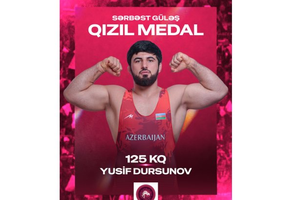 Güləşçimiz əzmkar qələbə qazanaraq Avropa çempionu olub