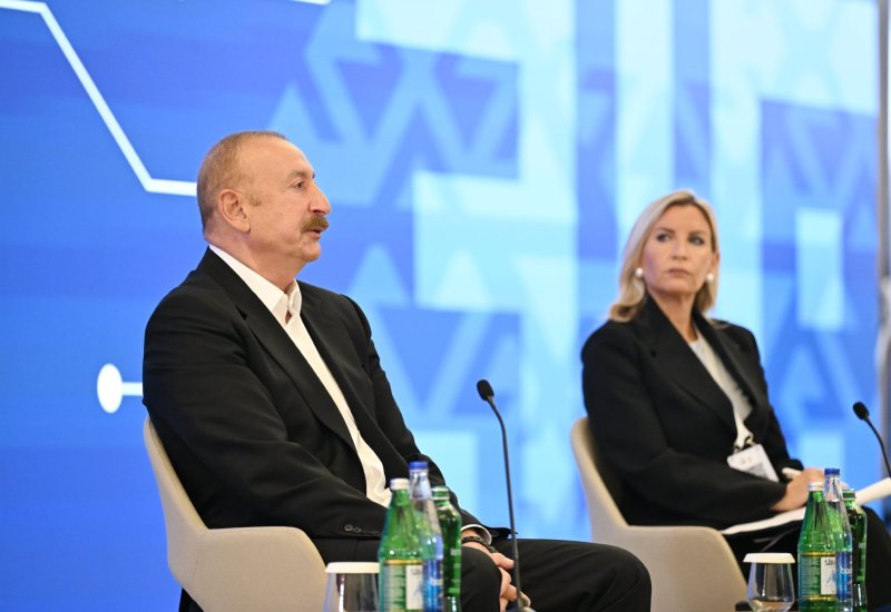 Prezident İlham Əliyev: Bizim üçün yeganə risk Azərbaycanı müəyyən avantüralara cəlb etmək cəhdləridir (VİDEO)