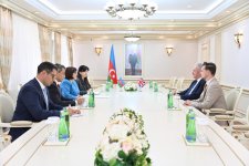 Sahibə Qafarova Bob Bləkmənlə parlamentlərarası əməkdaşlığı müzakirə edib (FOTO)