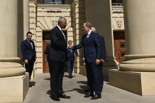 Ceyhun Bayramov ÜGT-nin baş katibi ilə görüşüb (FOTO)
