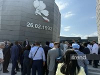 IV Şuşa Qlobal Media Forumunun iştirakçıları Xocalı Soyqırımı Memorialını ziyarət ediblər (FOTO)
