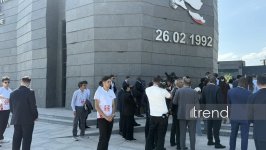 IV Şuşa Qlobal Media Forumunun iştirakçıları Xocalı Soyqırımı Memorialını ziyarət ediblər (FOTO)