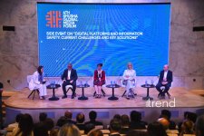 Şuşa Qlobal Media Forumu çərçivəsində rəqəmsal təhlükəsizlik mövzusunda panel müzakirəsi keçirilir (FOTO)