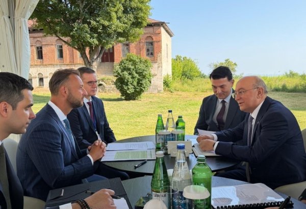 Kəmaləddin Heydərov Slovakiyanın daxili işlər naziri Matuş Şutay-Eştokla görüşüb (FOTO)