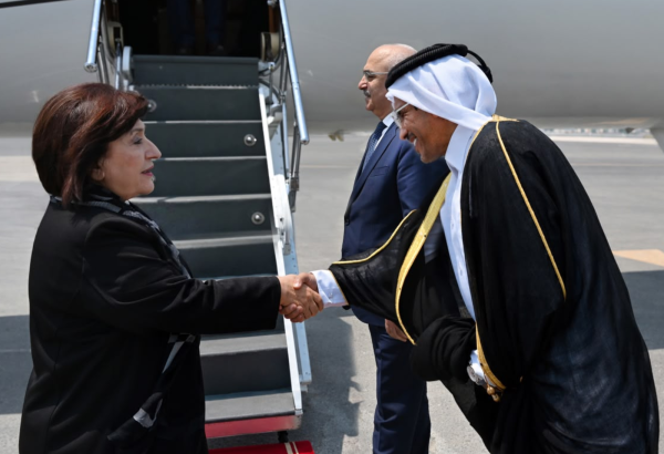 Milli Məclisin sədri Sahibə Qafarova Qətərə səfərə gedib