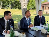 Kəmaləddin Heydərov Slovakiyanın daxili işlər naziri Matuş Şutay-Eştokla görüşüb (FOTO)