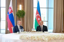 Prezident İlham Əliyevin adından Xankəndidə Slovakiya Prezidentinin şərəfinə rəsmi nahar verilib (FOTO)