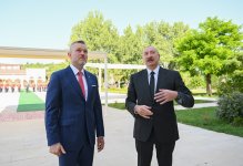 Slovakiya Prezidenti Peter Pelleqrininin Şuşada rəsmi qarşılanma mərasimi olub (FOTO)