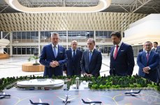 Slovakiya Prezidenti Füzuli aeroportundan təyyarə ilə Bakı şəhərinə yola düşüb (FOTO)