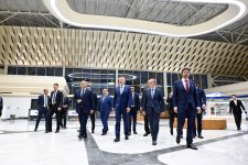 Slovakiya Prezidenti Füzuli aeroportundan təyyarə ilə Bakı şəhərinə yola düşüb (FOTO)
