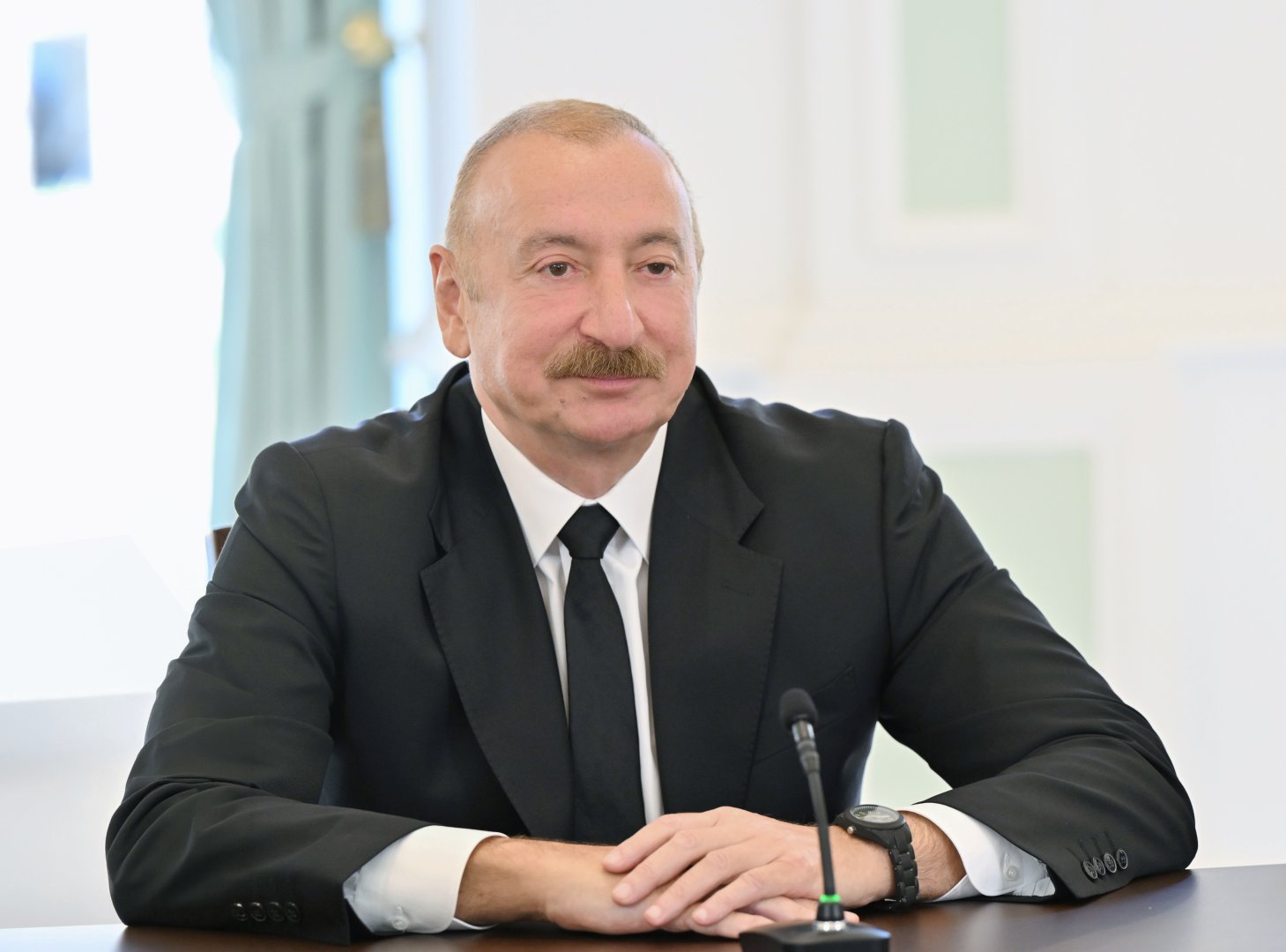Prezident İlham Əliyevin Şuşada Slovakiya Prezidenti ilə geniş tərkibdə görüşü olub (FOTO)