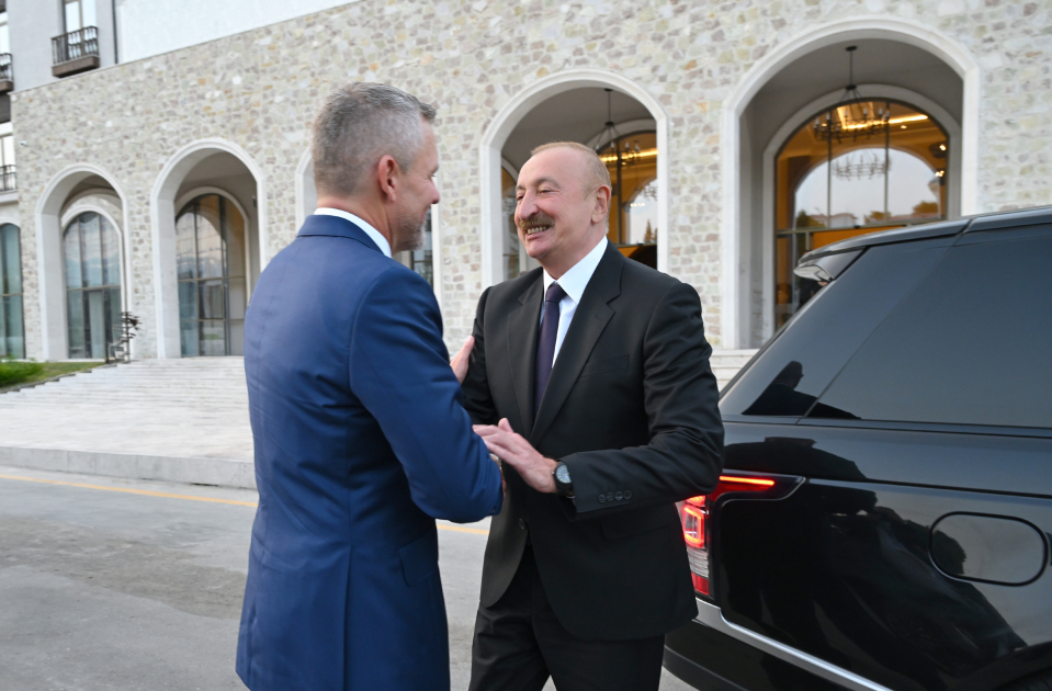 Prezident İlham Əliyevin adından Xankəndidə Slovakiya Prezidentinin şərəfinə rəsmi nahar verilib (FOTO)