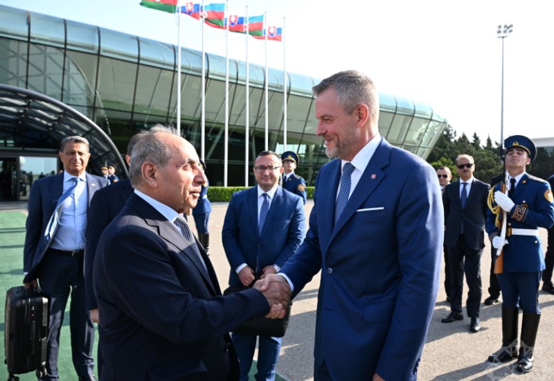 Slovakiya Prezidentinin Azərbaycana səfəri başa çatıb (FOTO)