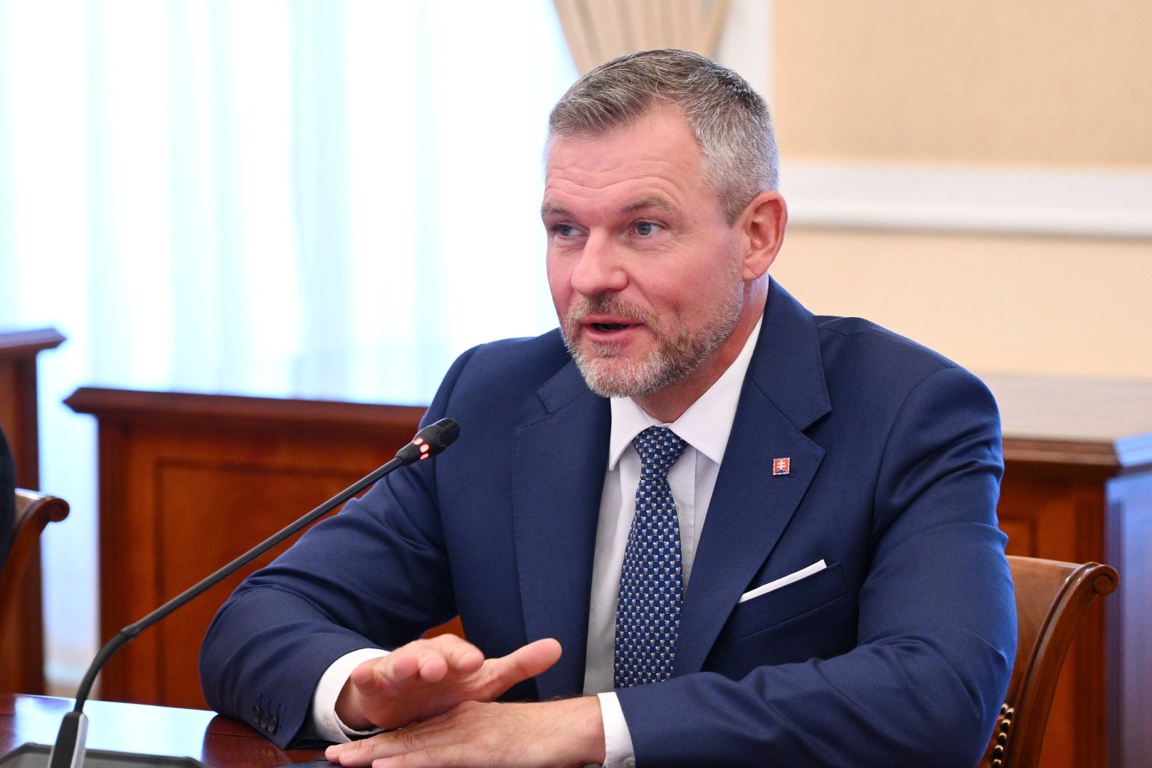 Əli Əsədov Slovakiya Prezidenti ilə görüşüb (FOTO)
