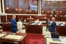 Sahibə Qafarova Slovakiya Prezidenti Peter Pelleqrini ilə görüşüb (FOTO)