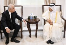 Əli Əsədov Qətərin Azərbaycandakı səfirliyində olub (FOTO)