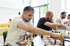 Azərbaycan Milli Mətbuat Günü münasibətilə keçirilən şahmat turnirinin qalibi müəyyən olub (FOTO)