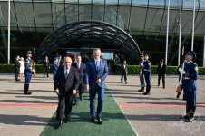 Slovakiya Prezidentinin Azərbaycana səfəri başa çatıb (FOTO)