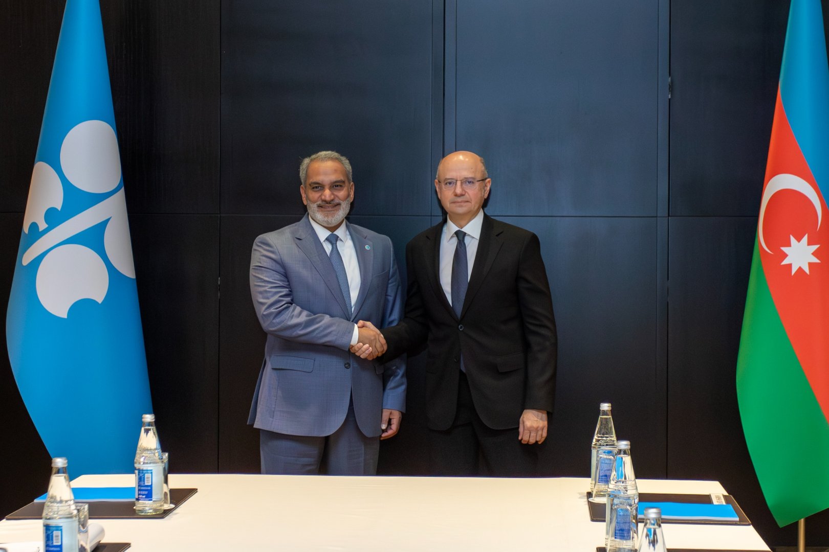 Energetika naziri Neft İxrac Edən Ölkələr Təşkilatının (OPEC) Baş katibi ilə görüşüb (FOTO)