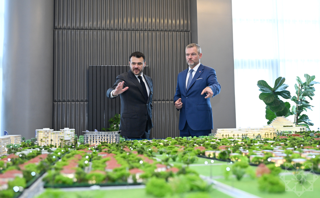 Slovakiya Prezidenti “Sea Breeze”lə tanış olub (FOTO)