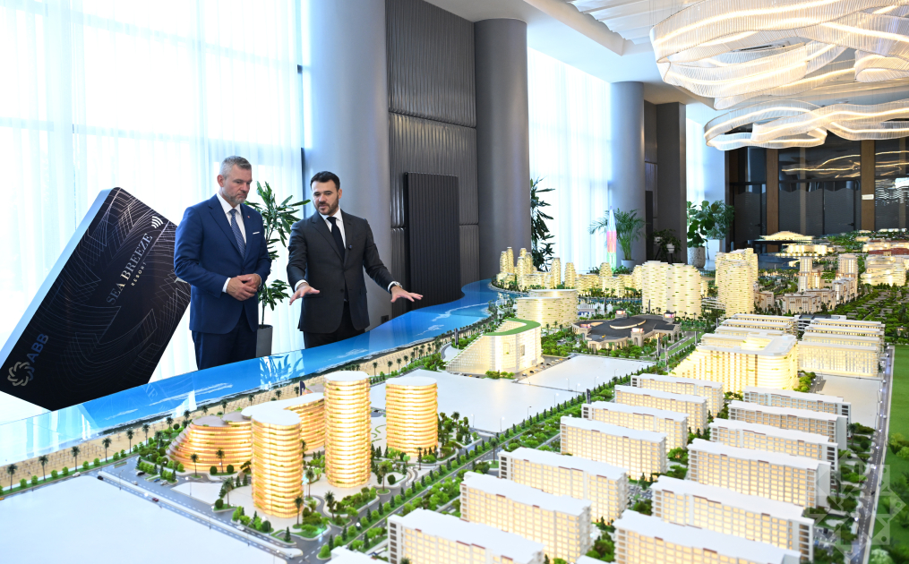 Slovakiya Prezidenti “Sea Breeze”lə tanış olub (FOTO)